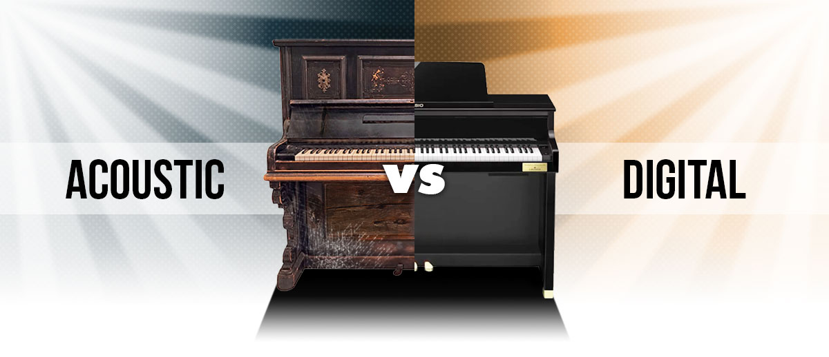 تفاوت پیانو دیجیتال و آکوستیک چیست؟