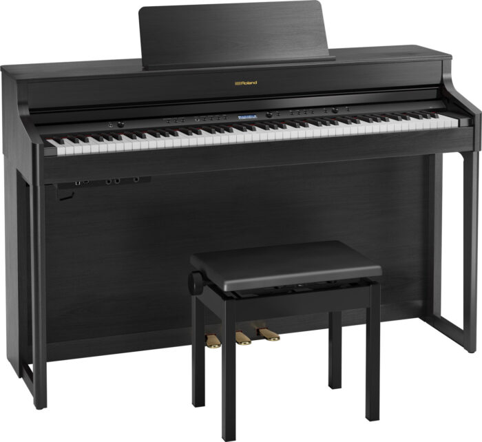 roland hp702 bench charcoal black