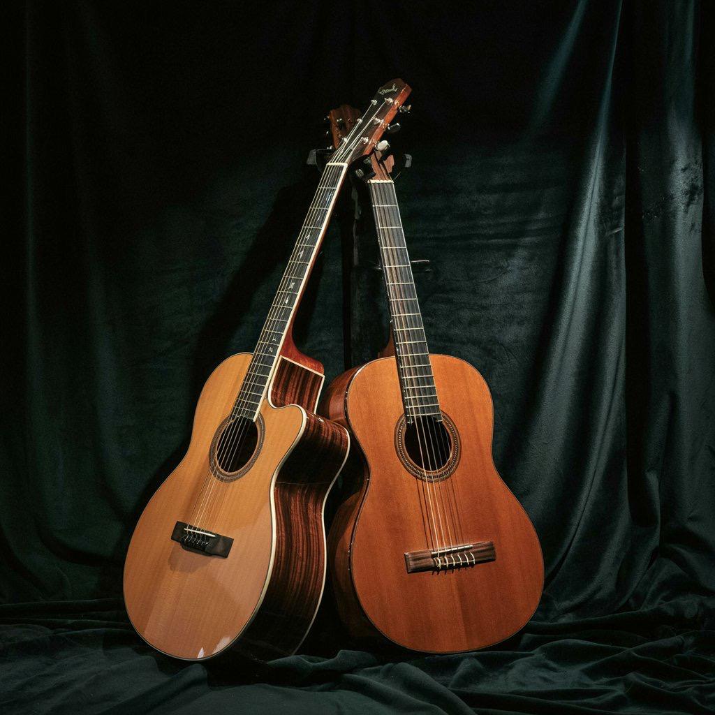 تفاوت گیتار کلاسیک و اکوستیک