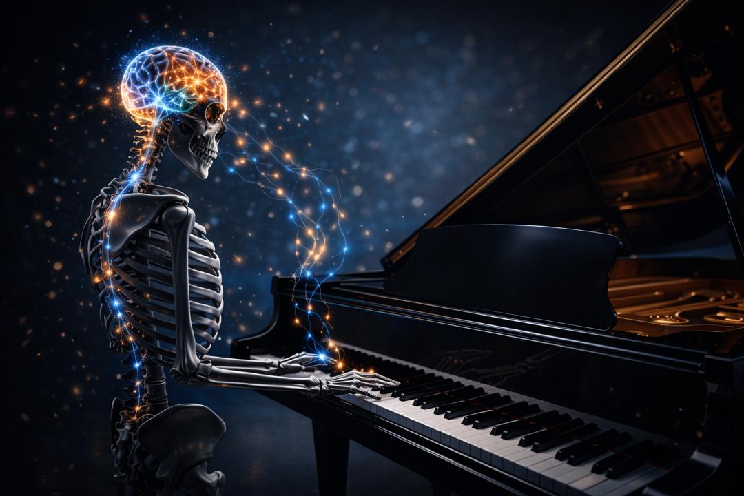 هماهنگی مغز و بدن با پیانو