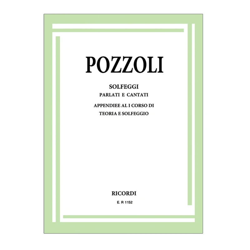 کتاب «آموزش سلفژ پوزولی 1152» اثر اتوره پوزولی